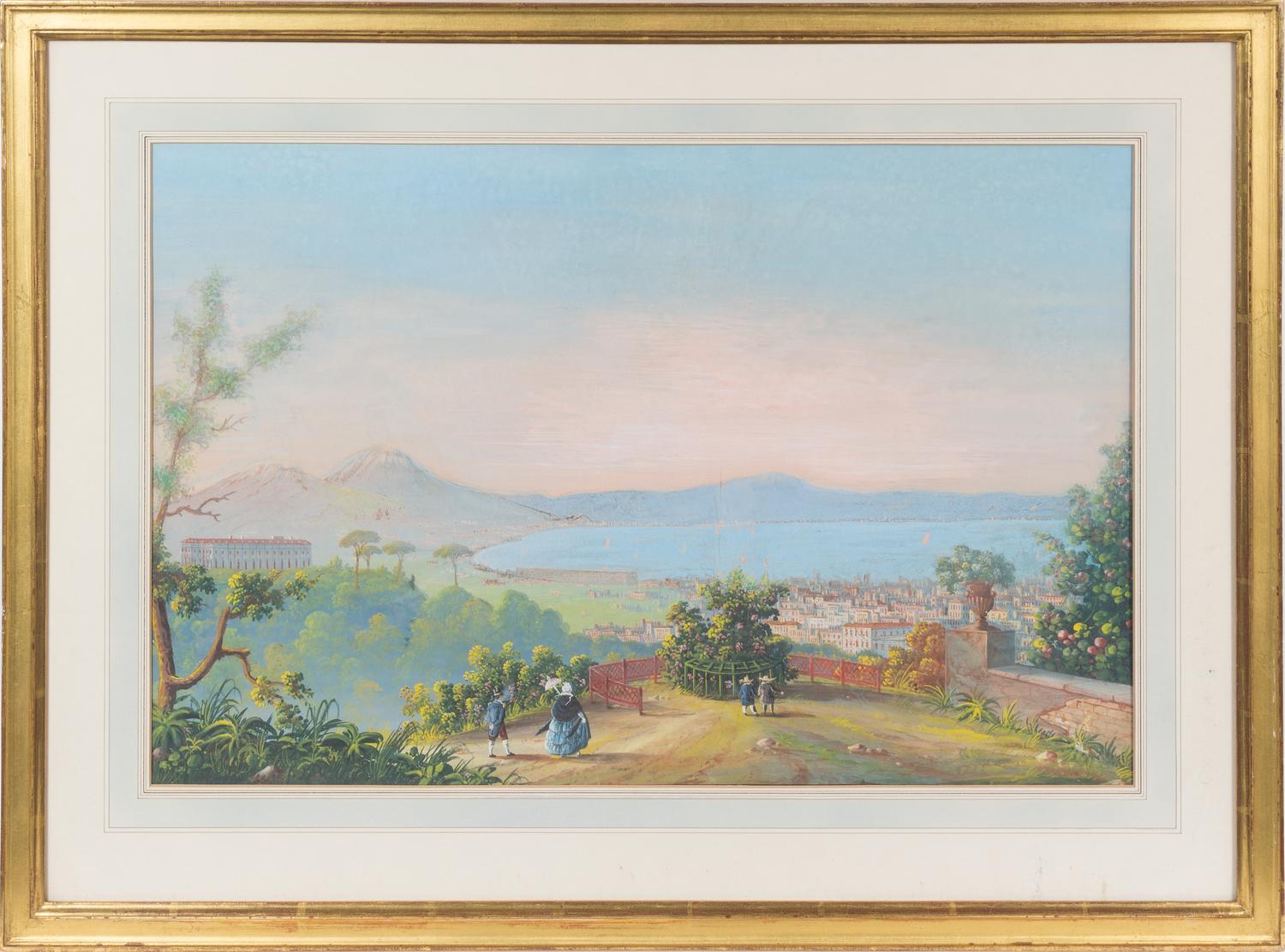 Artist Unknown, (Italian, 19th century school), Shore Scenes (two works)