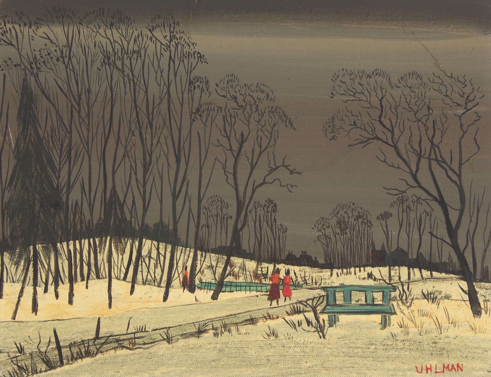 Two Works: Winter I; together with The Blue Bench (2)