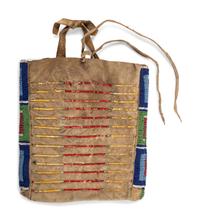 Sioux Beaded and Quilled Hide Bag