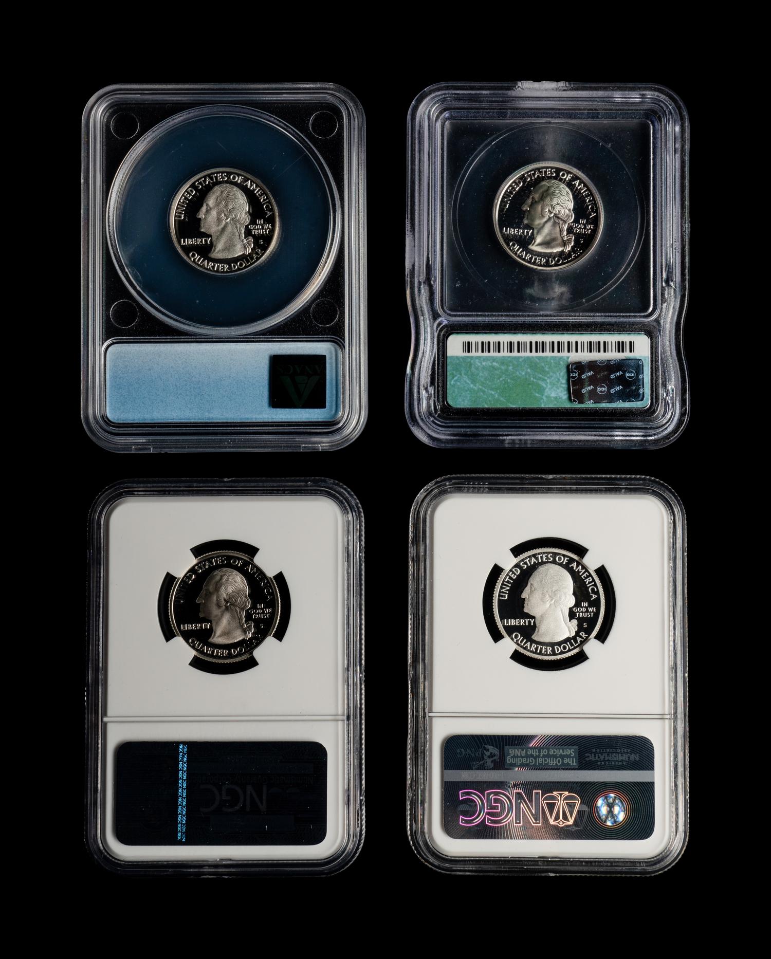 A Very Large Collection of Silver Statehood, Territories and America the Beautiful 25c Proofs