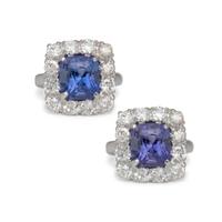 UNHEATED COLOR-SHIFT CEYLON SAPPHIRE AND DIAMOND RING