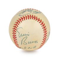 A Multi Signed Chicago Cubs Hall of Fame Autograph Baseball (Beckett Authentication Services BAS Certified),