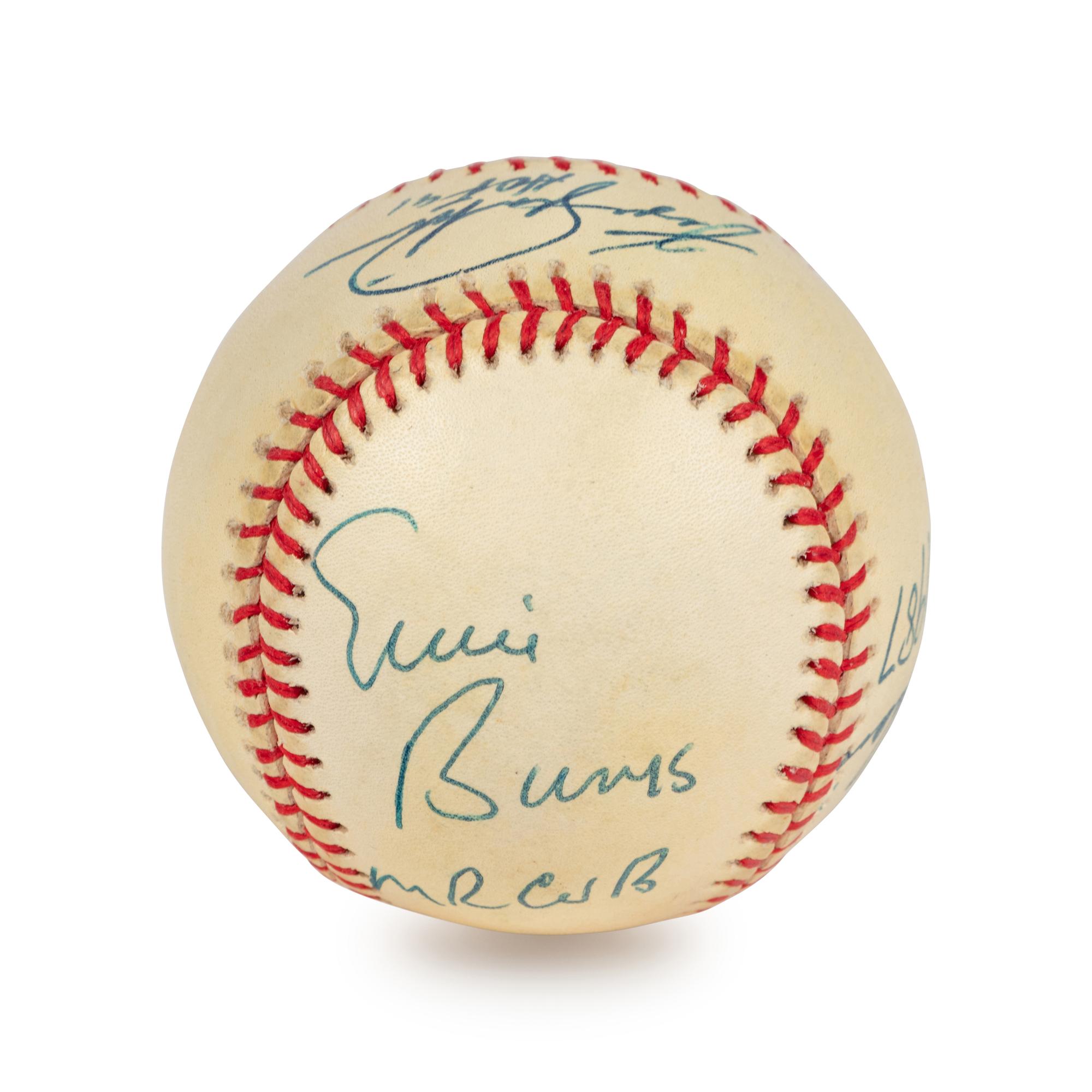 A Multi Signed Chicago Cubs Hall of Fame Autograph Baseball (Beckett Authentication Services BAS Certified),