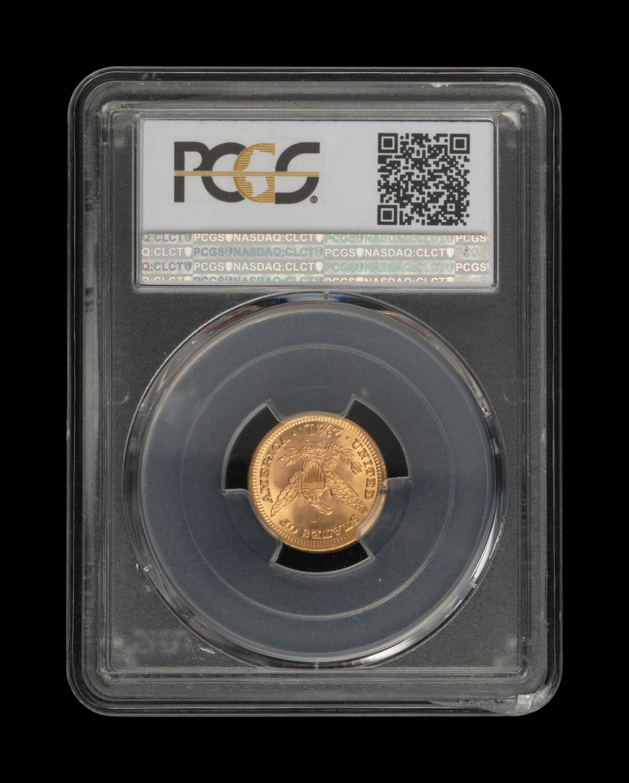 An 1897 Liberty Head $2.50 Gold Coin (PCGS MS64)