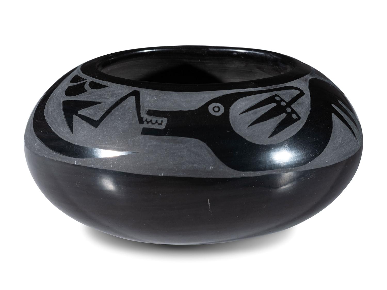 Blackware Pottery Jar