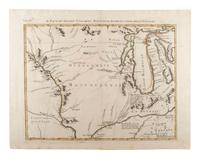 [MAPS & ATLASES]. ZATTA, Antonio (fl. 1757-1797). Il Paese de' Selvaggi Outagamiani, Mascoutensi, Illinesi, e Parte Delle VI. Nazioni. [Venice, 1778].
