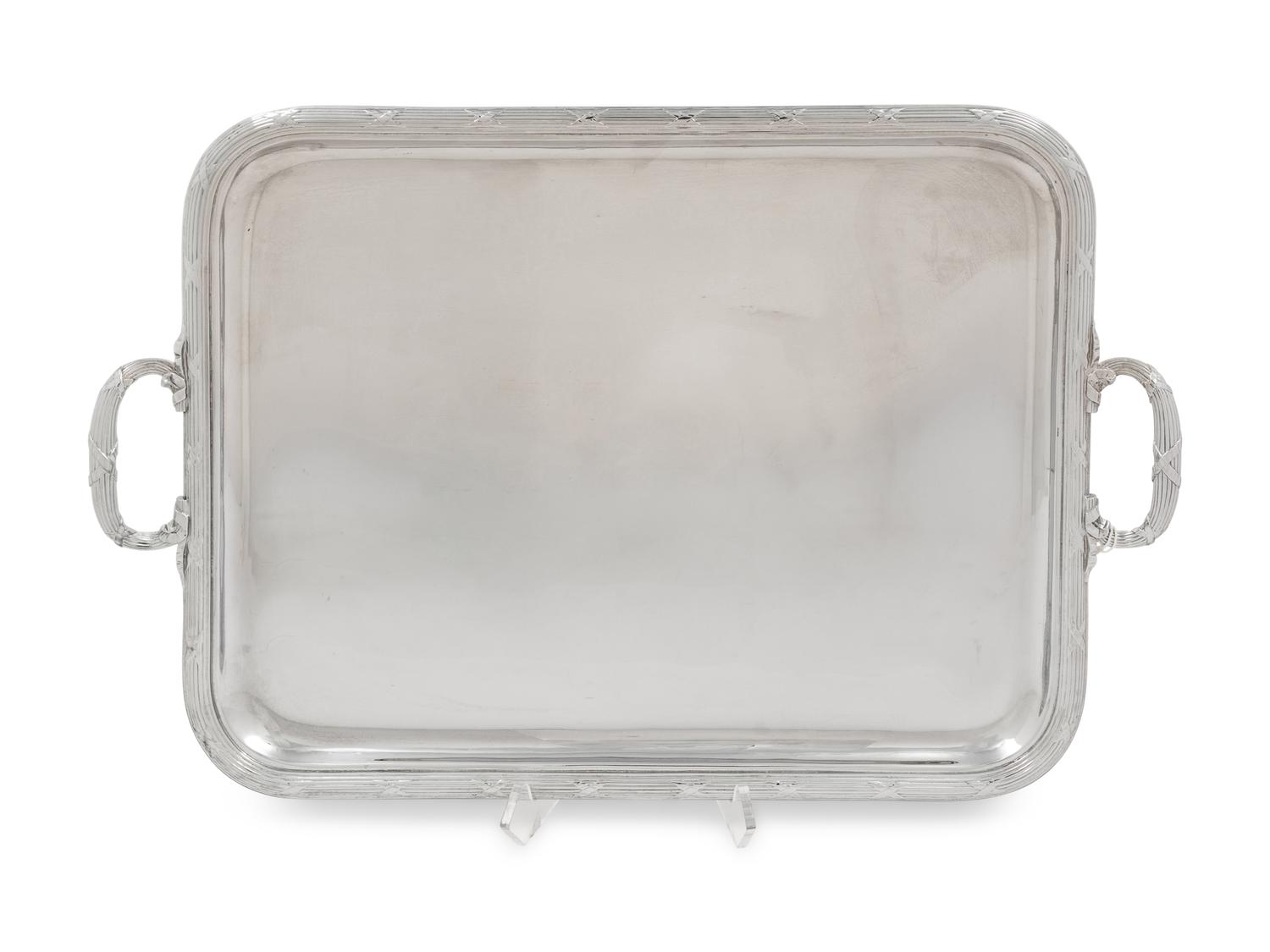 A Christofle Silver-Plate Tray