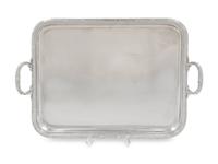 A Christofle Silver-Plate Tray
