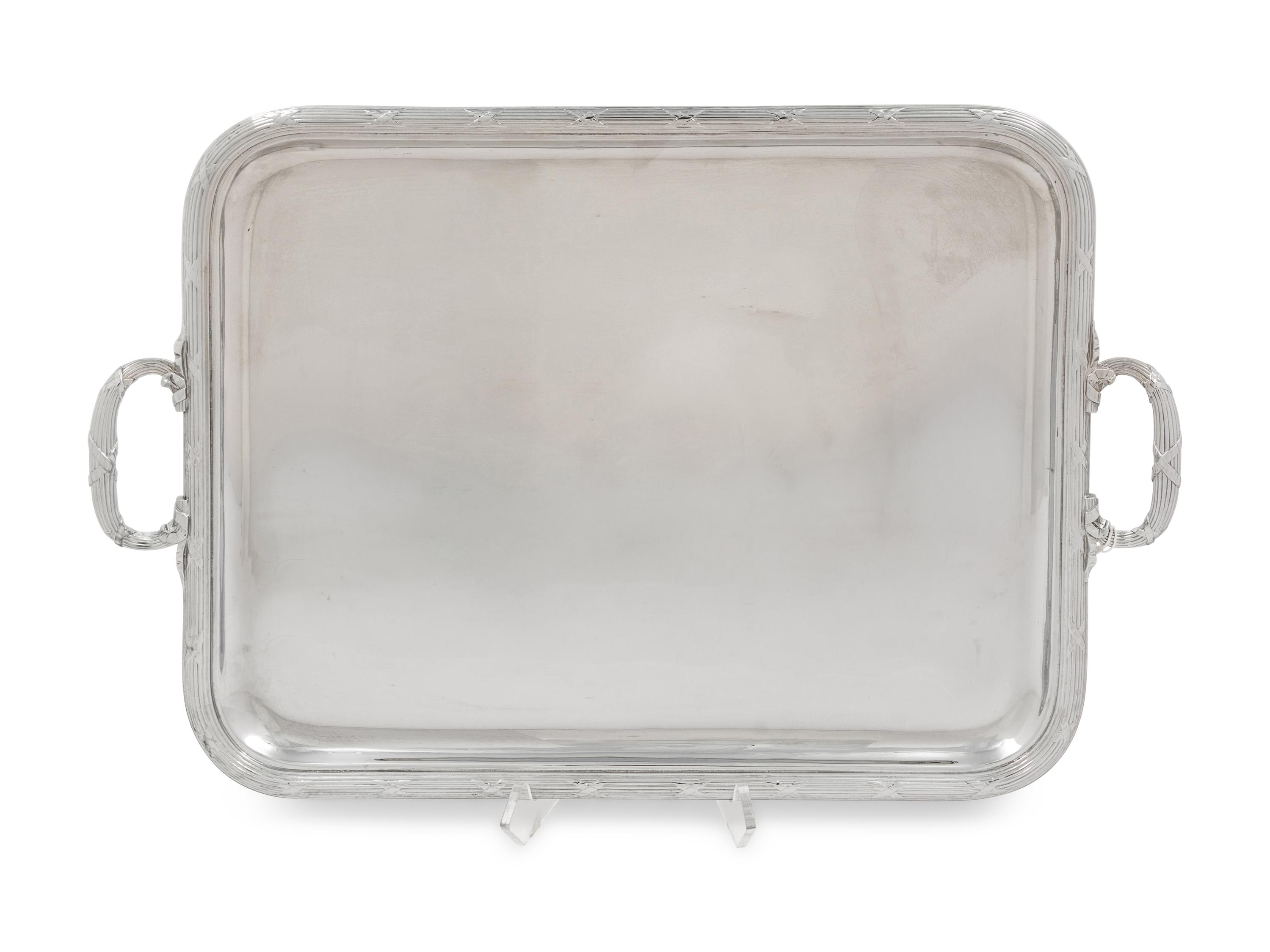 A Christofle Silver-Plate Tray