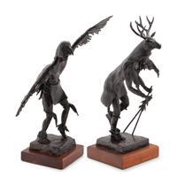 Two Works: Eagle Dancer, edition 2/15, 1973 and Deer Dancer , edition 2/15, 1975
