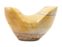 A Carved Marble Bird-Form Ornament