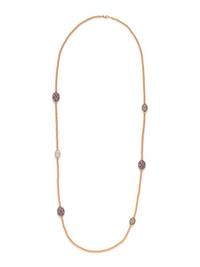 DI MODOLO, PINK SAPPHIRE, DIAMOND AND COLORED DIAMOND NECKLACE