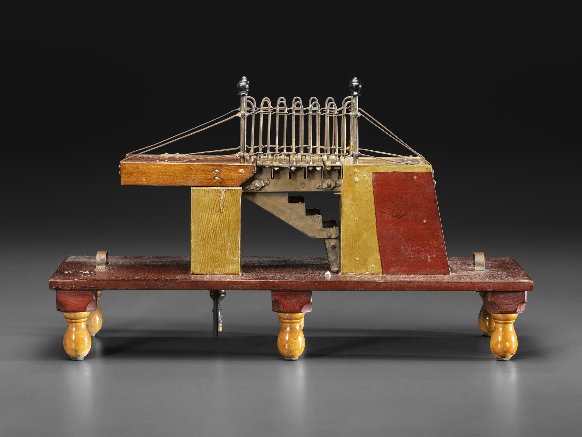 An Erie Canal Foot Bridge Model