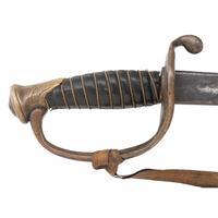 Leech & Rigdon Inside Guard CS Marked Staff & Field Officer's Sword