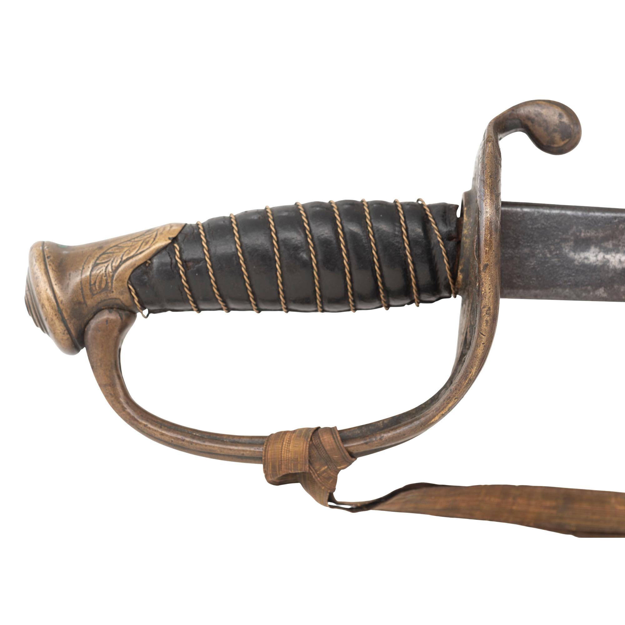 Leech & Rigdon Inside Guard CS Marked Staff & Field Officer's Sword