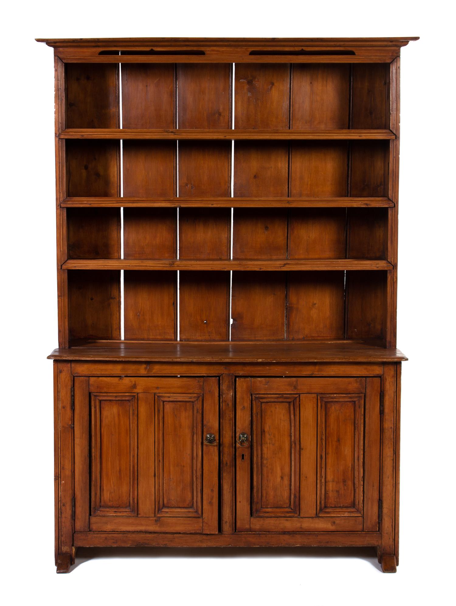 An English Pine Welsh Cupboard