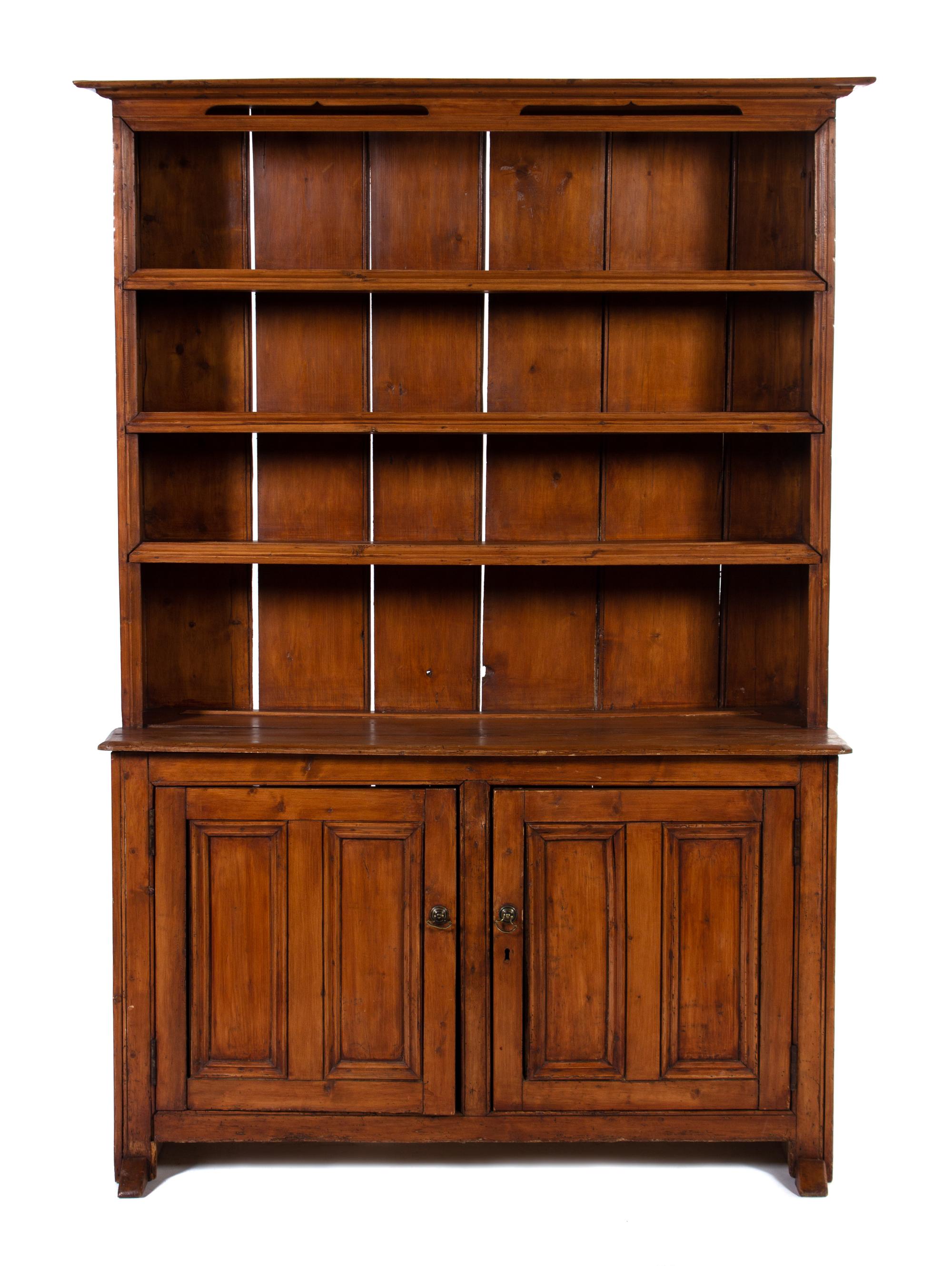 An English Pine Welsh Cupboard