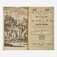 [Literature] (Cervantes Saavedra, Miguel de) The History of the most Renowned Don Quixote of Mancha...
