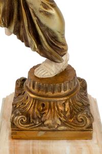 An Art Deco Gilt-Bronze Figure of a Dancer