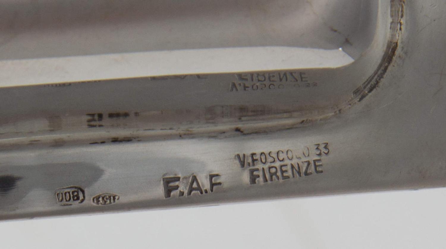 A Pair of Italian Silver Covered Butter Dishes — Fabbrica Argenteria Fiorentine di Bartlini Bartolozzi, Florence, Second-Half 20th Century