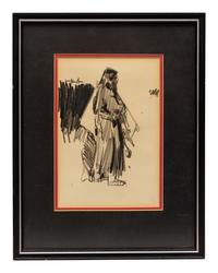 Five Works: Crow Woman , Blackfeet Chief , Five Riders , Portrait and Cheyenne Bust