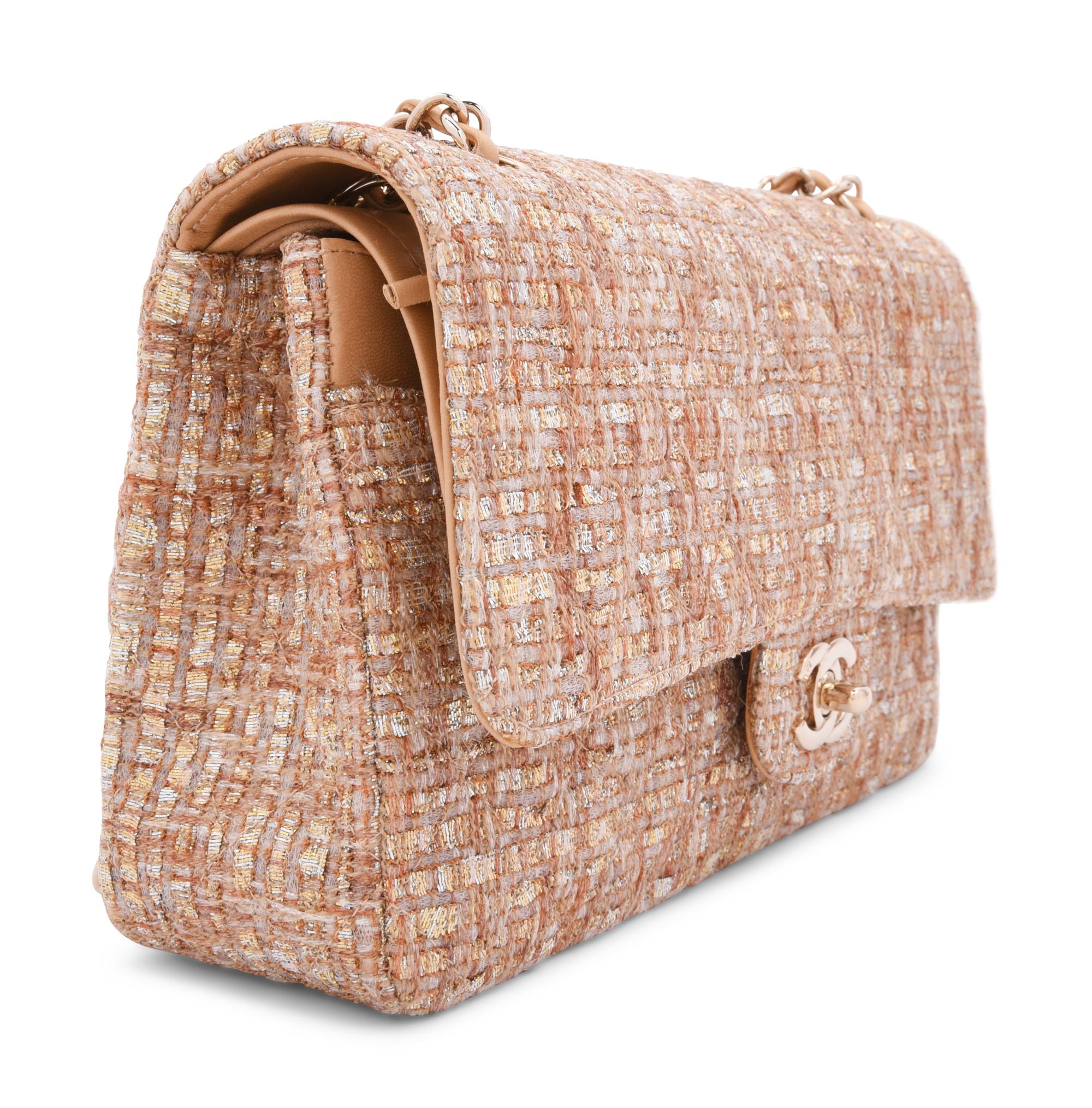 Chanel Tweed Double Flap Bag, 2005