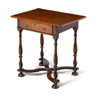 A William and Mary Oak Work Table