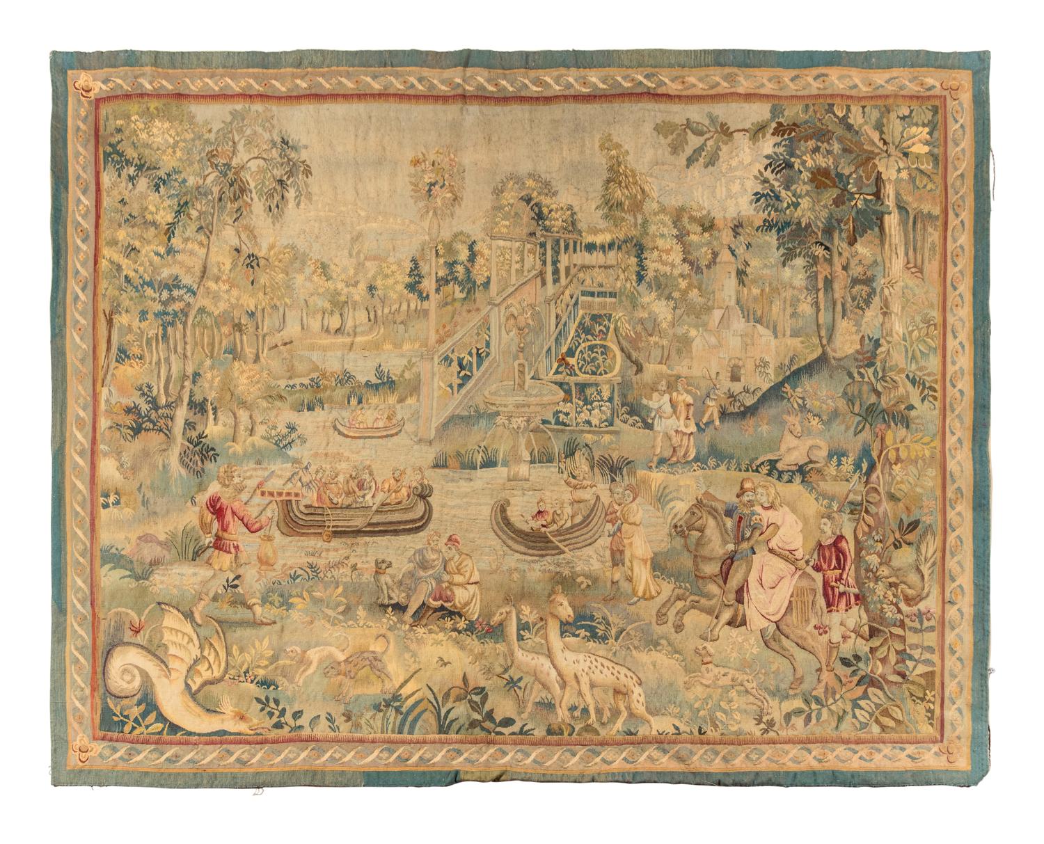A Flemish Wool Tapestry