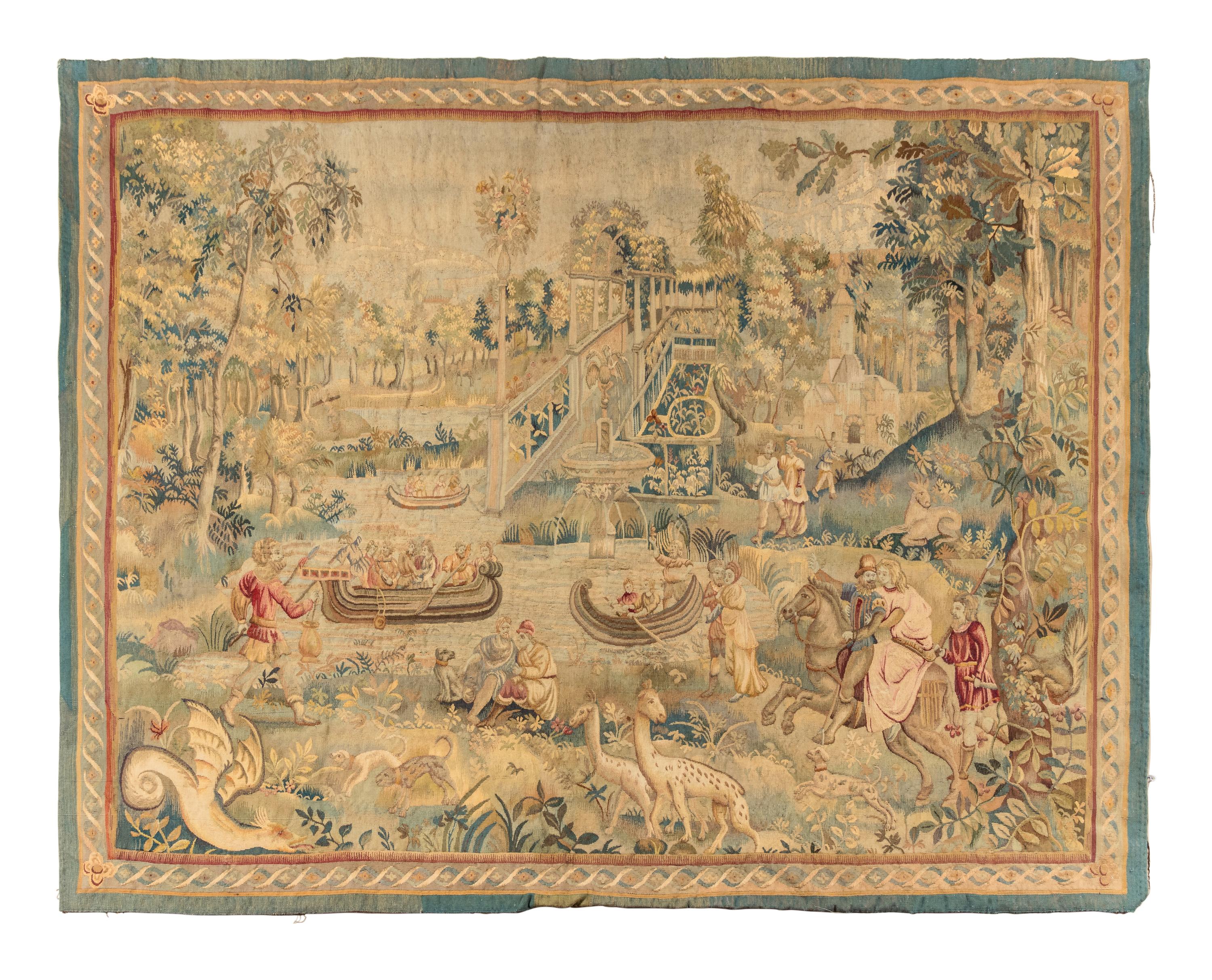 A Flemish Wool Tapestry
