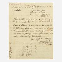 [Declaration of Independence] [New Hampshire] Whipple, William Autograph Letter, signed