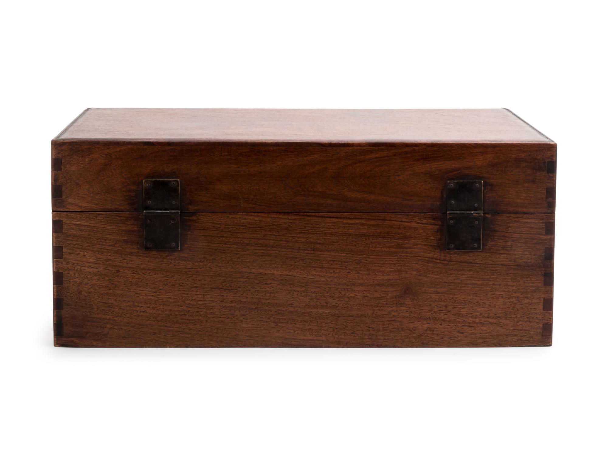 A Huanghuali Wood Rectangular Box