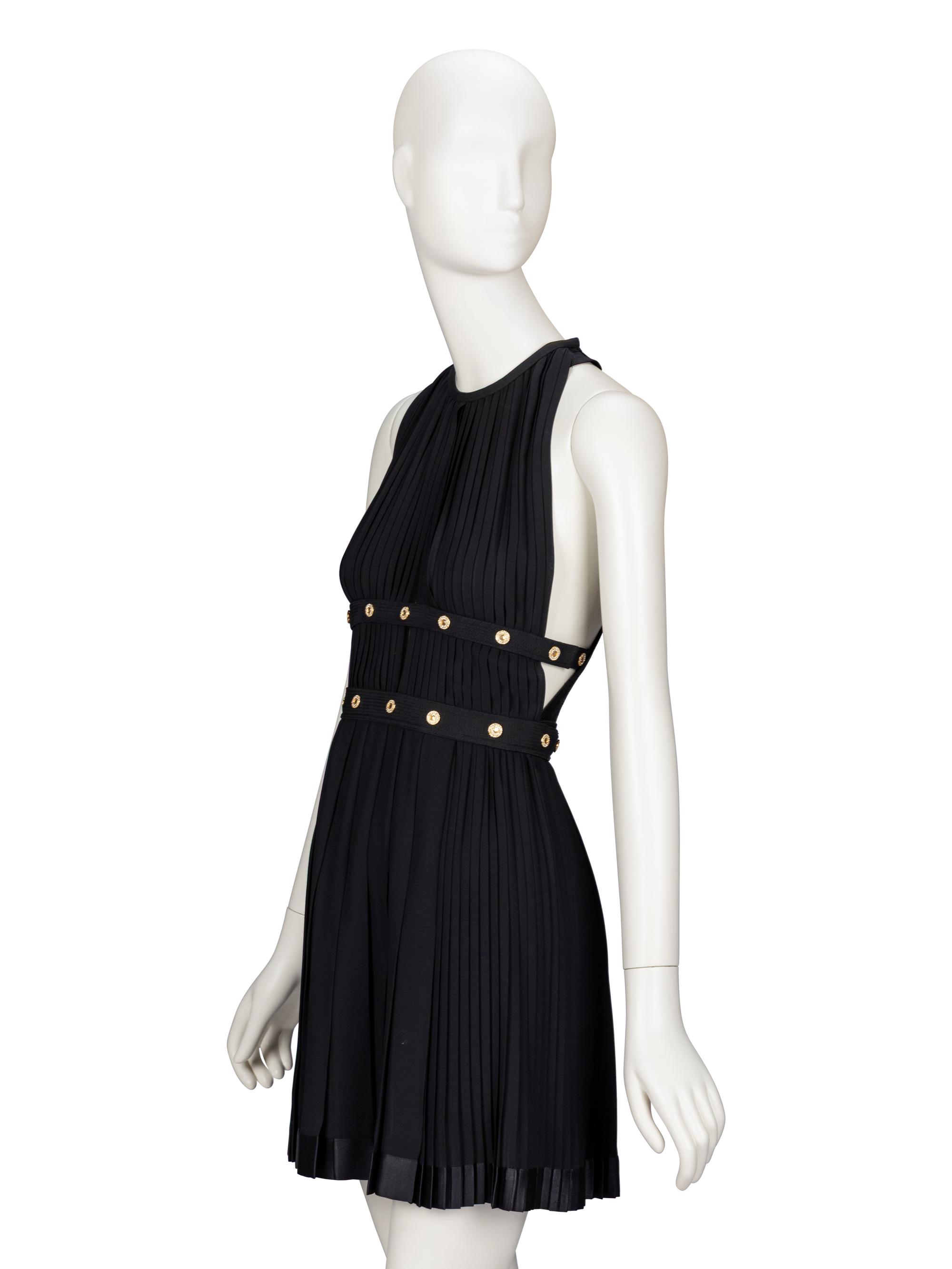 Gianni Versace, Pleated Silk Minidress, 1991