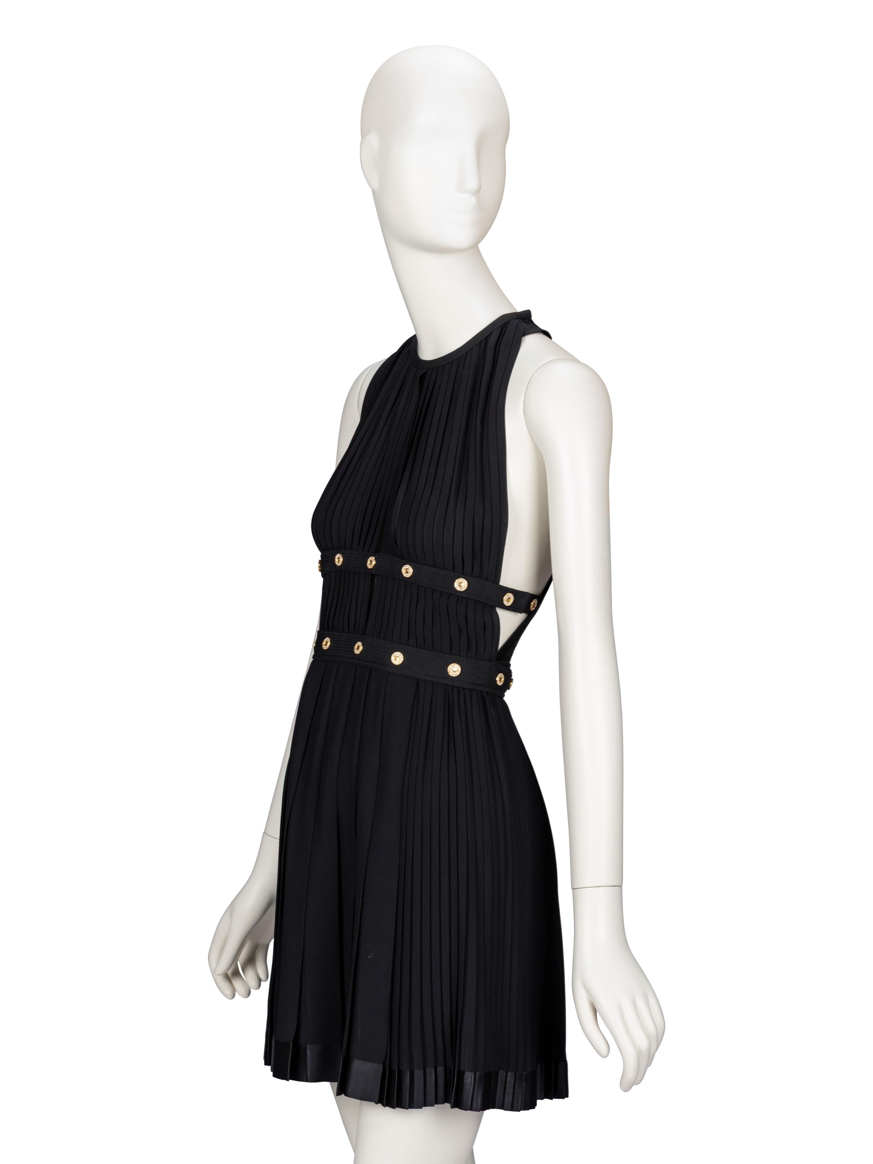 Gianni Versace, Pleated Silk Minidress, 1991