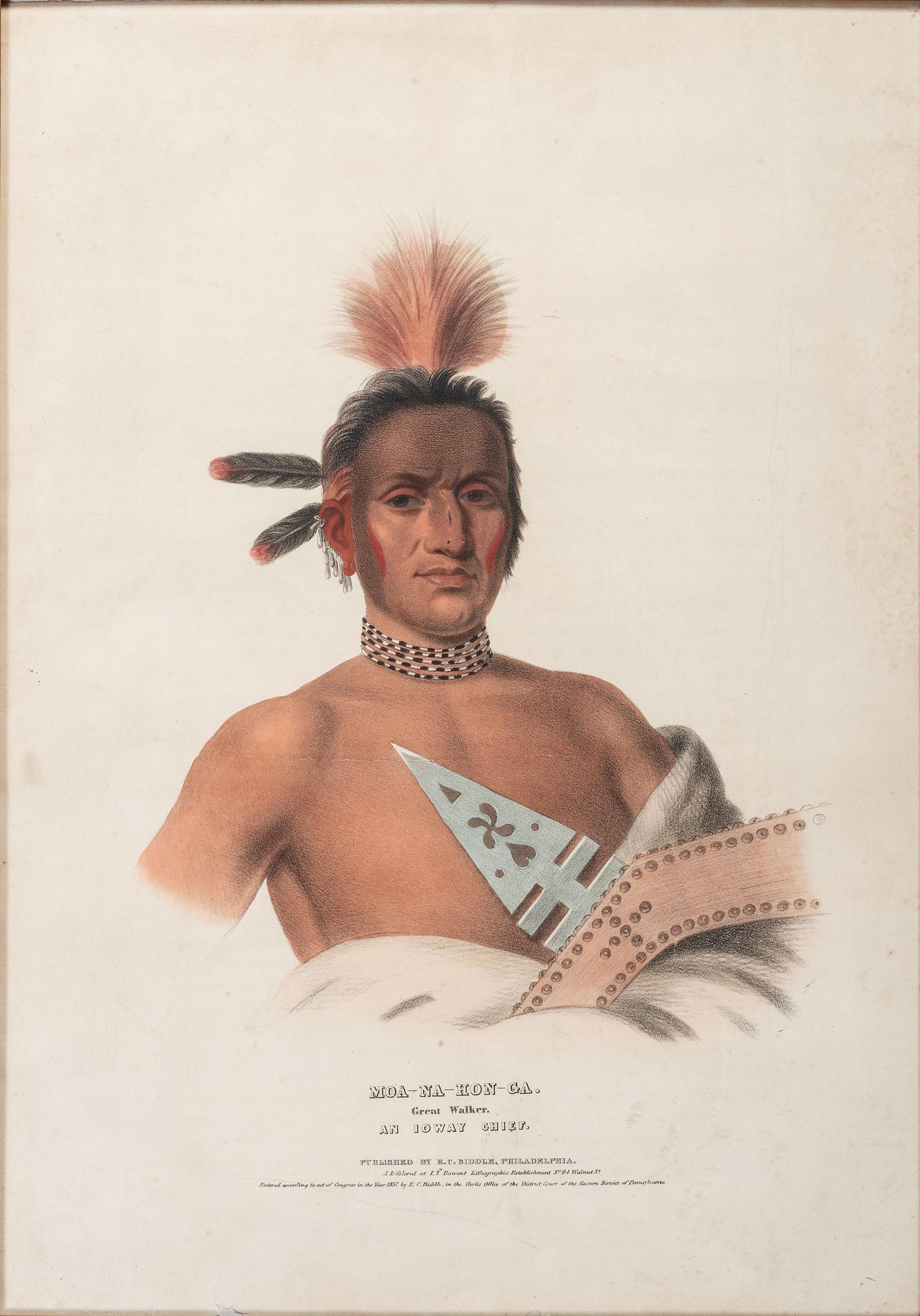 Three McKenney and Hall Hand-Colored Lithographs