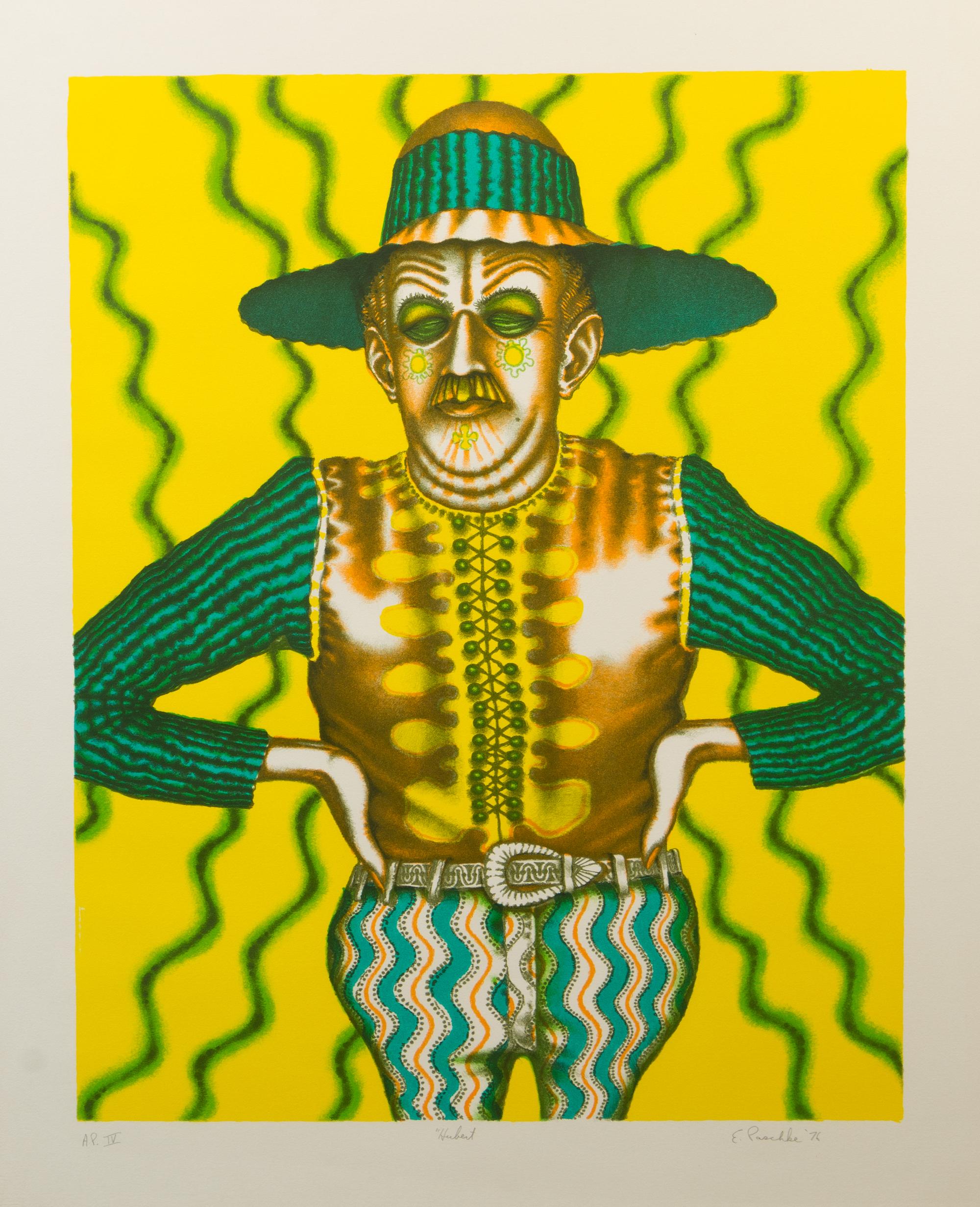 Ed Paschke, (American, 1939-2004), Hubert, 1976