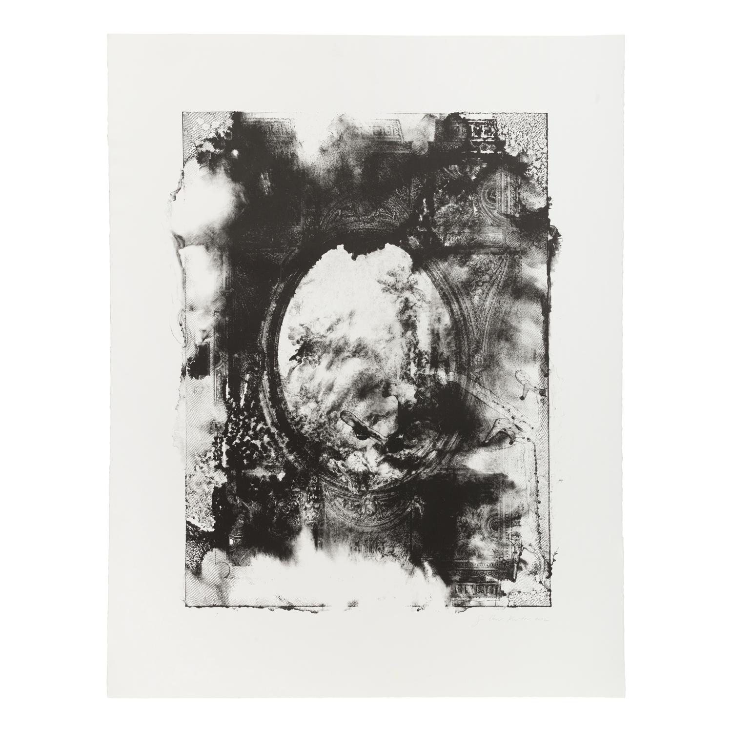 Guillermo Kuitca (Argentinian, b. 1961) — L’Encyclodedie (Marble flooring plan and ceiling plan of a Salon in the Palace of the Marquis de Spinola) (diptych), 2002