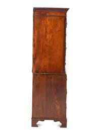 A George III Figured Mahogany Chest-on-Chest
