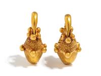 A Pair of Parthian Gold Earrings