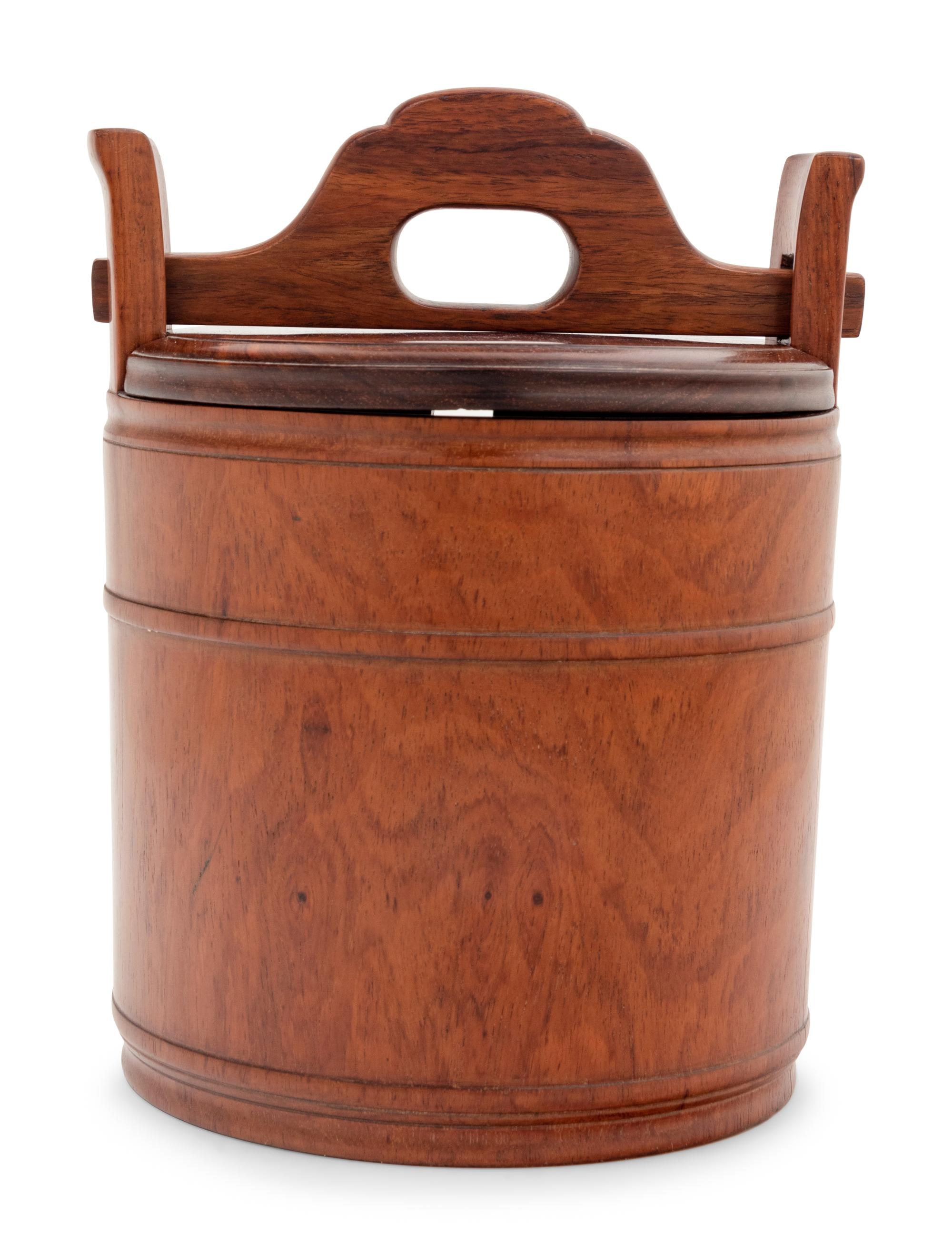A Huanghuali Teapot Container and Cover