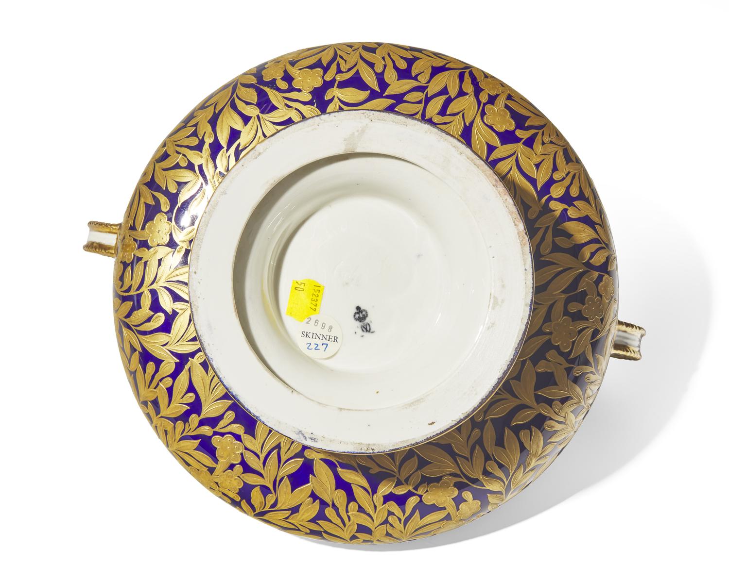 A Royal Crown Derby Parcel Gilt Twin-Handled Vase and Cover