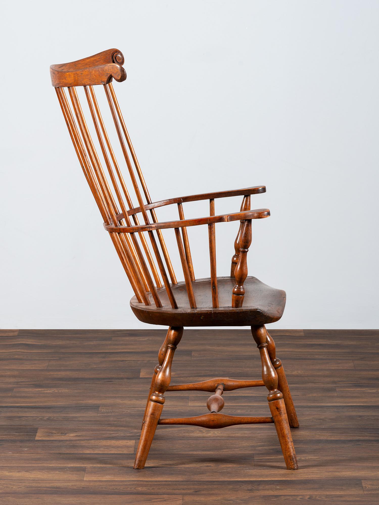 A New England Comb-Back Windsor Armchair