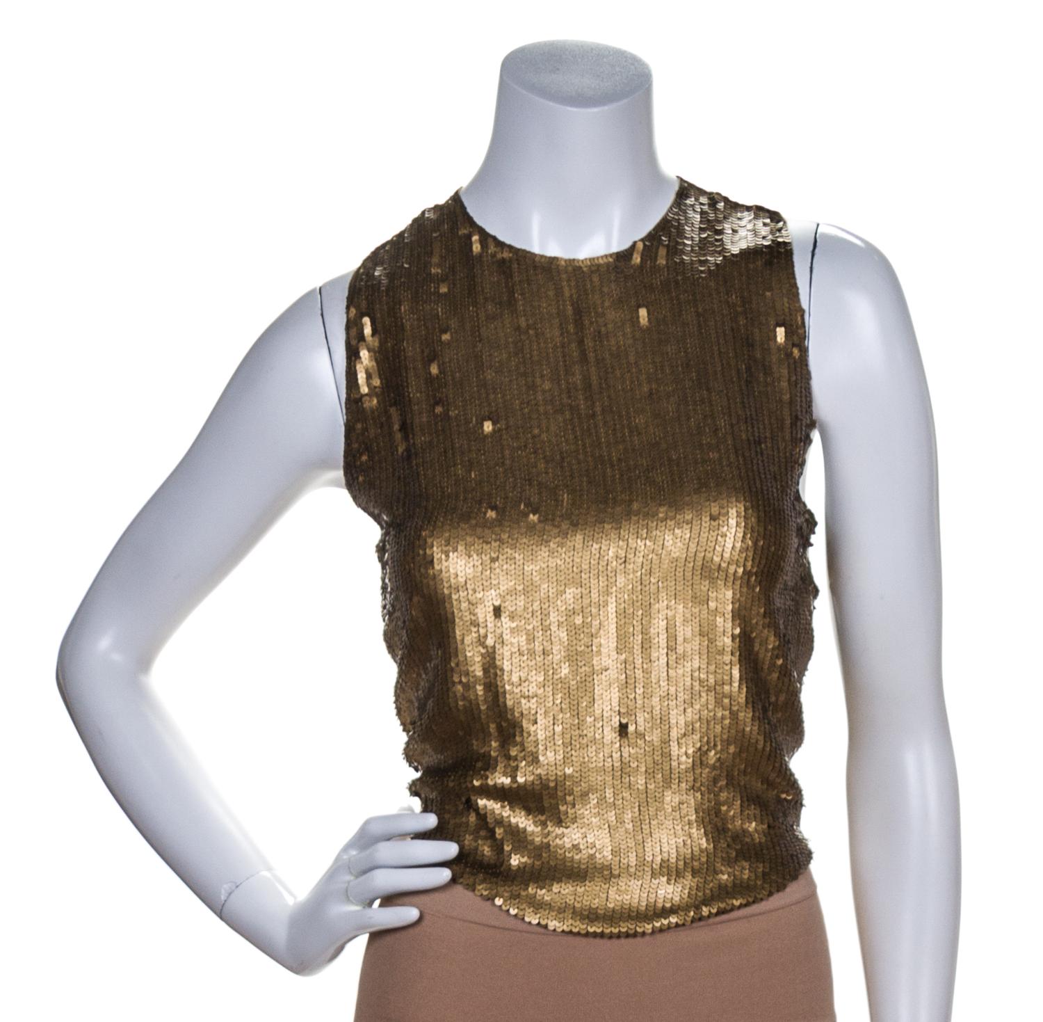 A Pair of Embellished Tops, Size S.