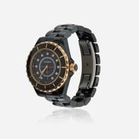 A lady's ceramic bracelet watch, Chanel J12, Ref.W.X71034