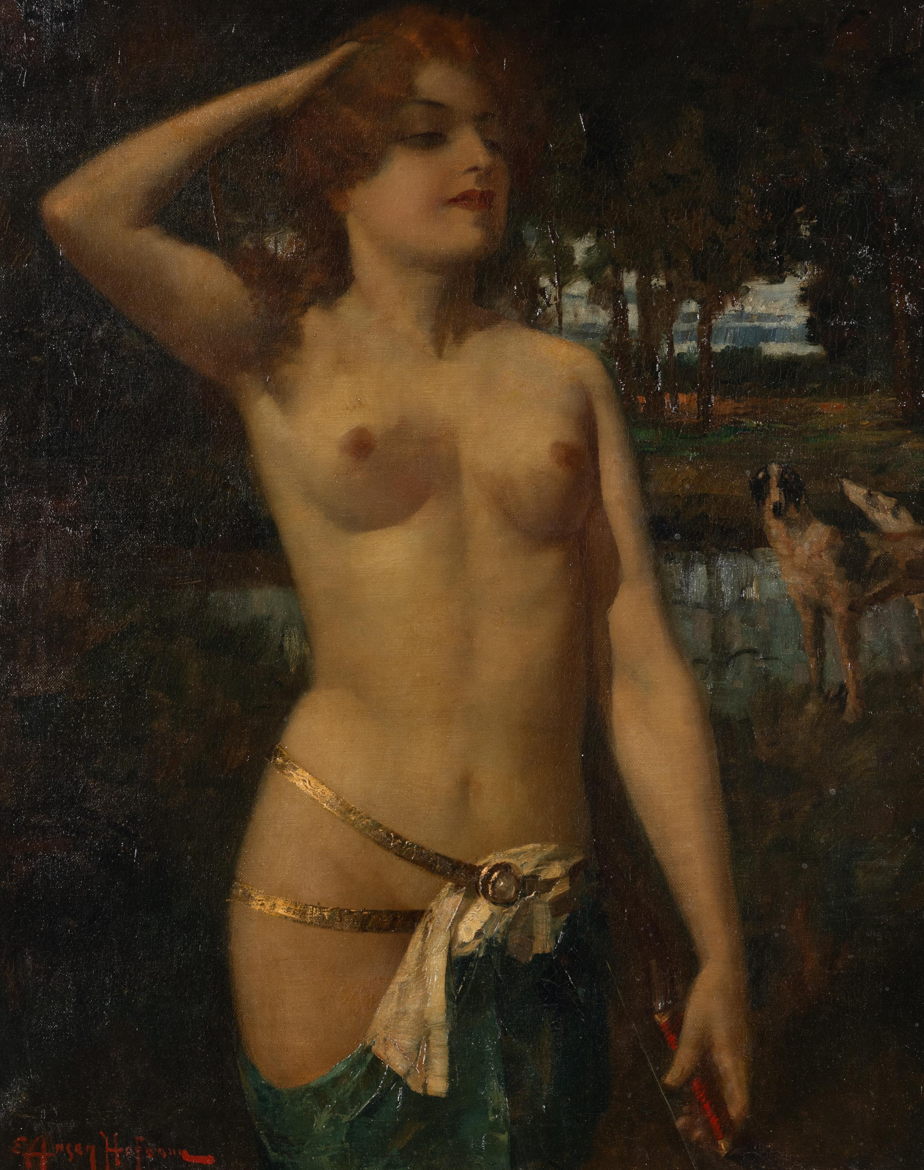 Eduard Ansen-Hofmann (Austrian, 1820-1904) — Diana