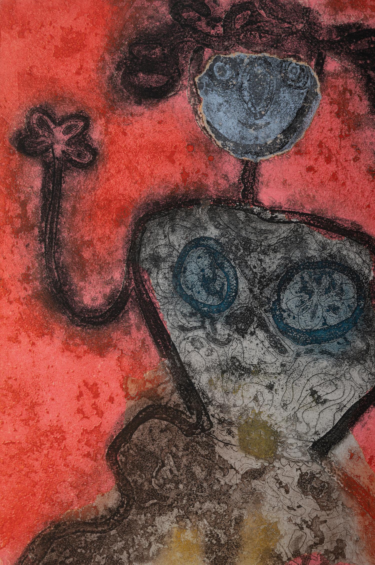 General with Mildewed Head and Lady from Dames et Généraux , 1963-1964 (a pair of works)