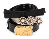 Three Designer Belts: Two Oscar De La Renta and One Cartier, 1990-2010s