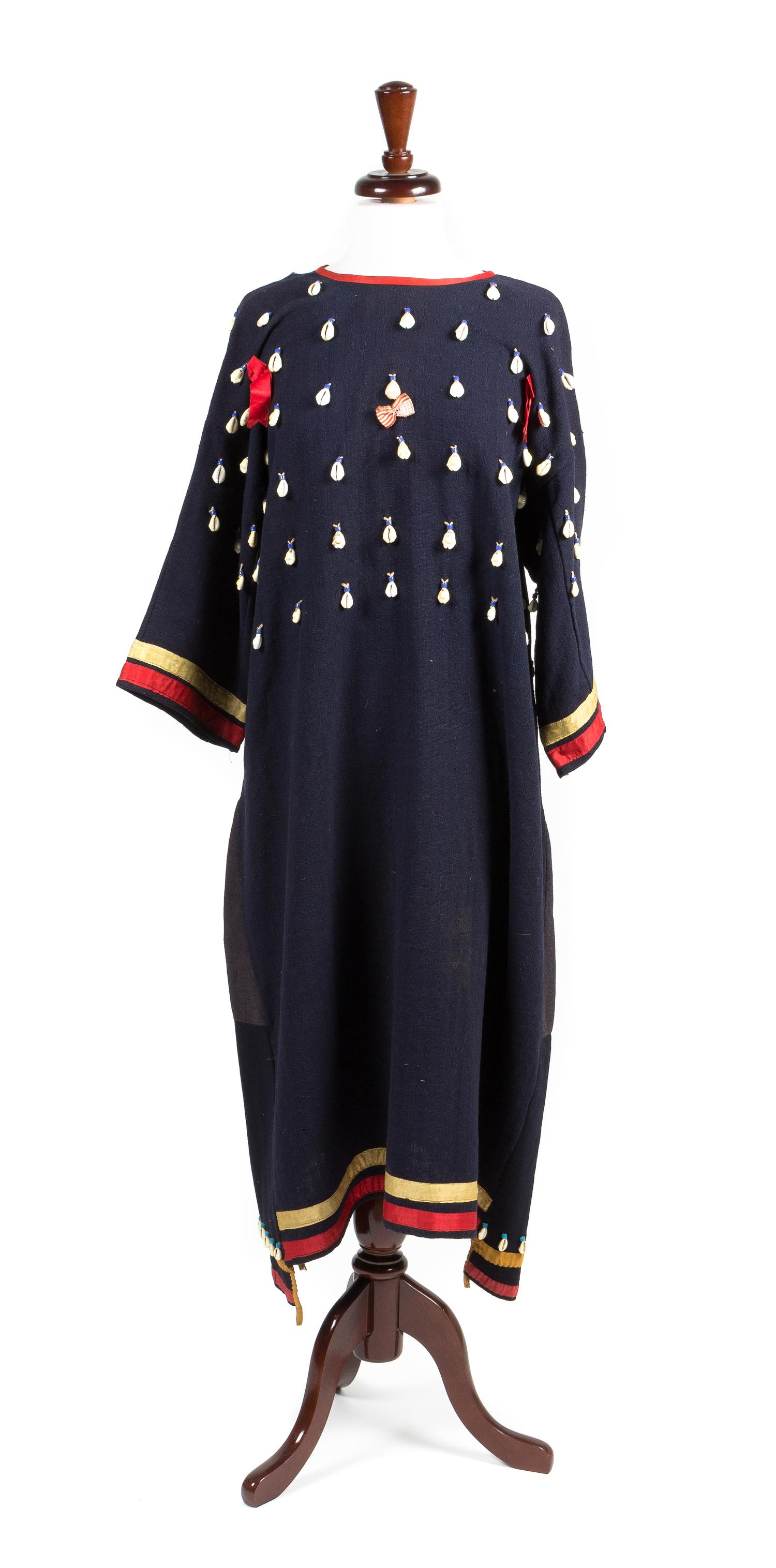 A Sioux Girl's Cloth Dress Length approximately 40 inches.