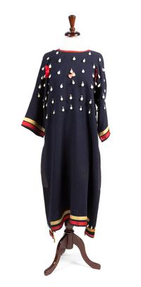 A Sioux Girl's Cloth Dress Length approximately 40 inches.