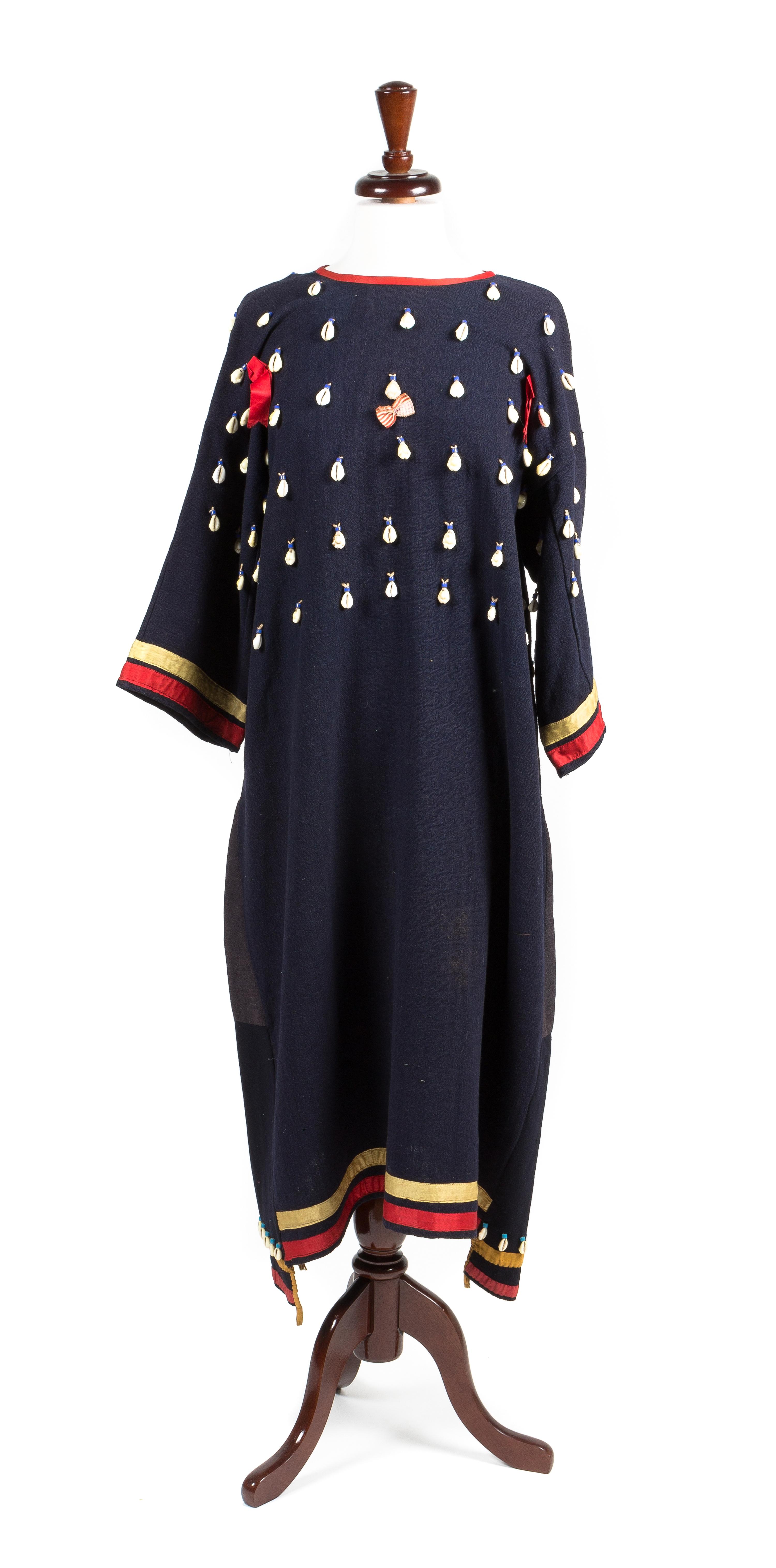 A Sioux Girl's Cloth Dress Length approximately 40 inches.