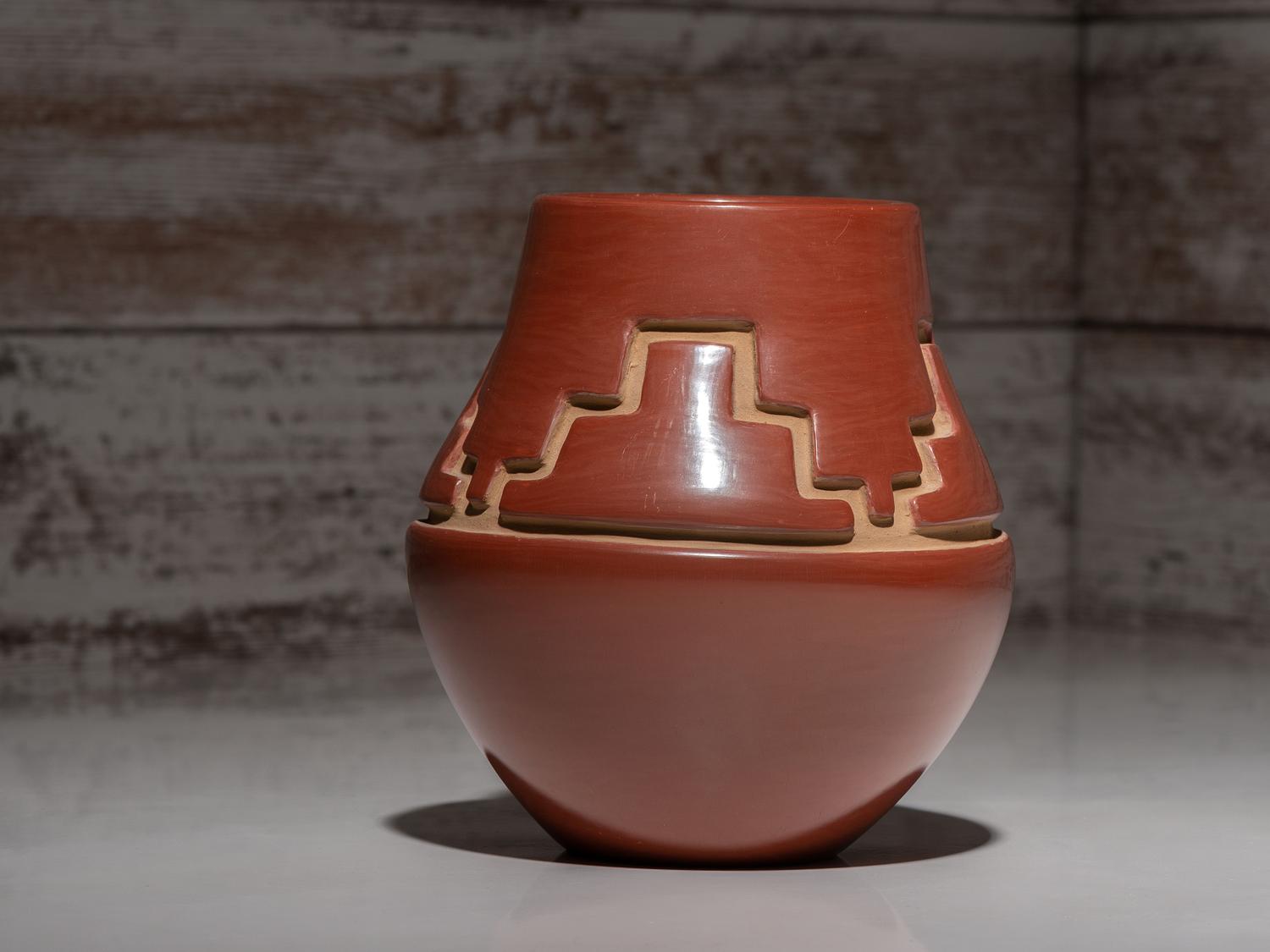 Redware Pottery Jar